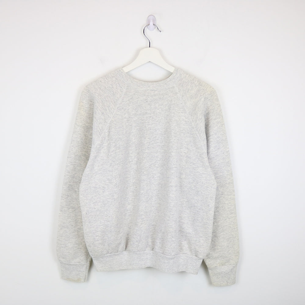 Vintage 80's Tough Stuff Tiger Nature Crewneck - M-NEWLIFE Clothing