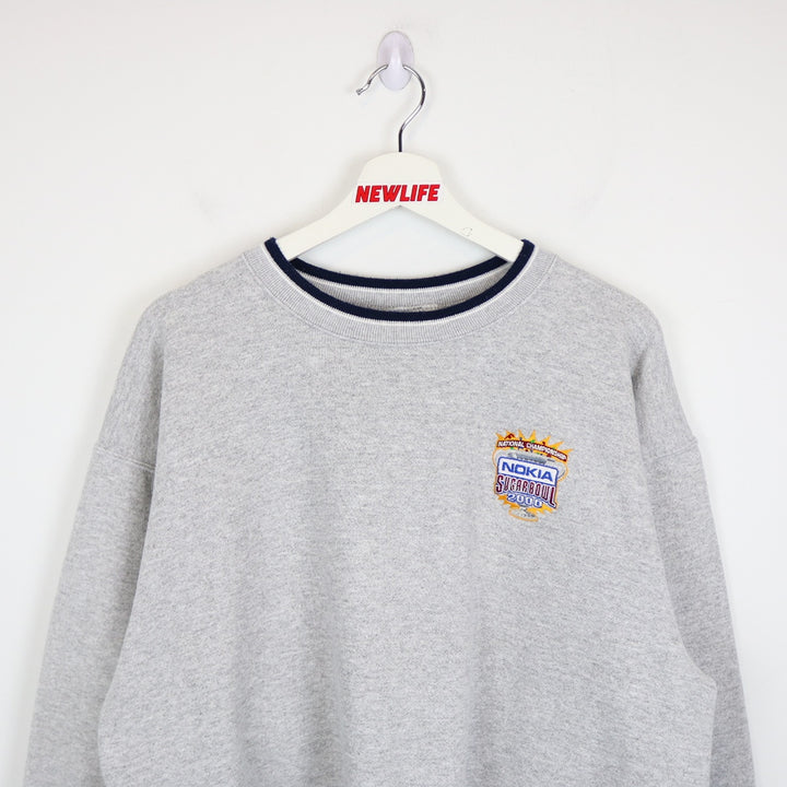 Vintage 2000 Nokia Sugar Bowl Football Crewneck - L-NEWLIFE Clothing