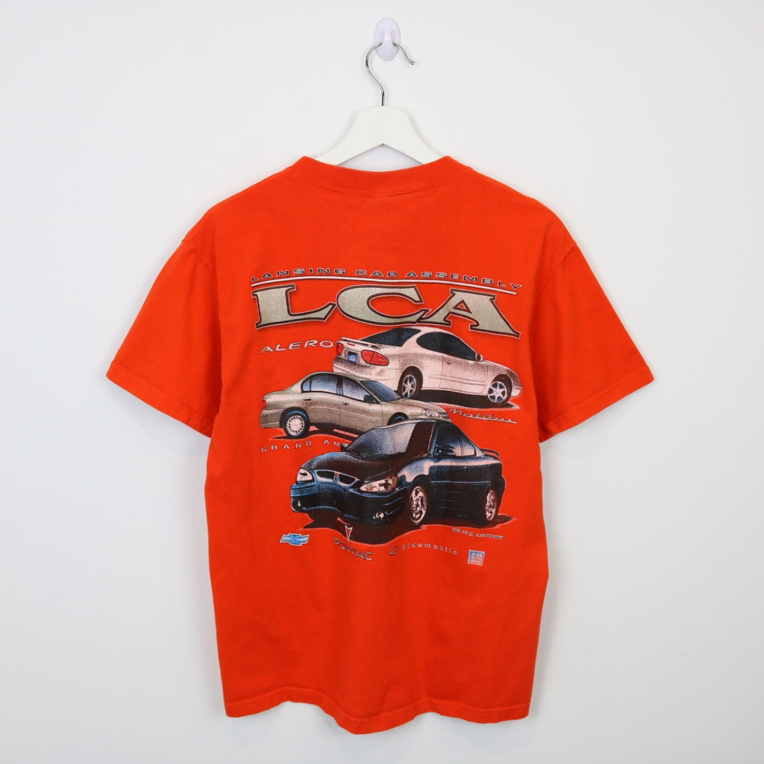 Vintage 90's Lansing Car Assembly Tee - M-NEWLIFE Clothing