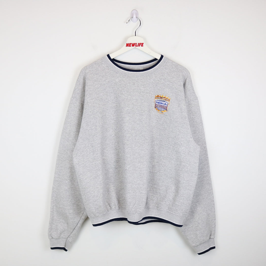 Vintage 2000 Nokia Sugar Bowl Football Crewneck - L-NEWLIFE Clothing