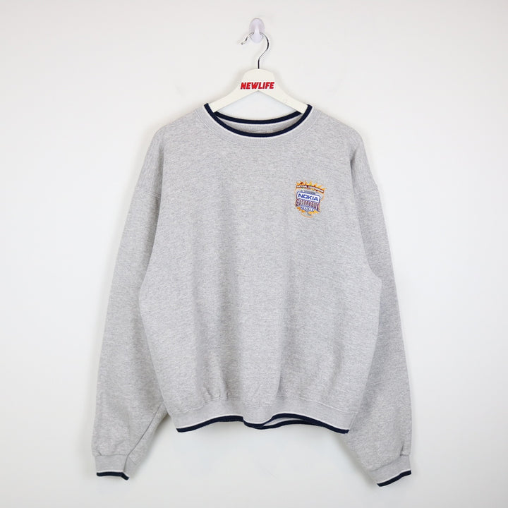 Vintage 2000 Nokia Sugar Bowl Football Crewneck - L-NEWLIFE Clothing