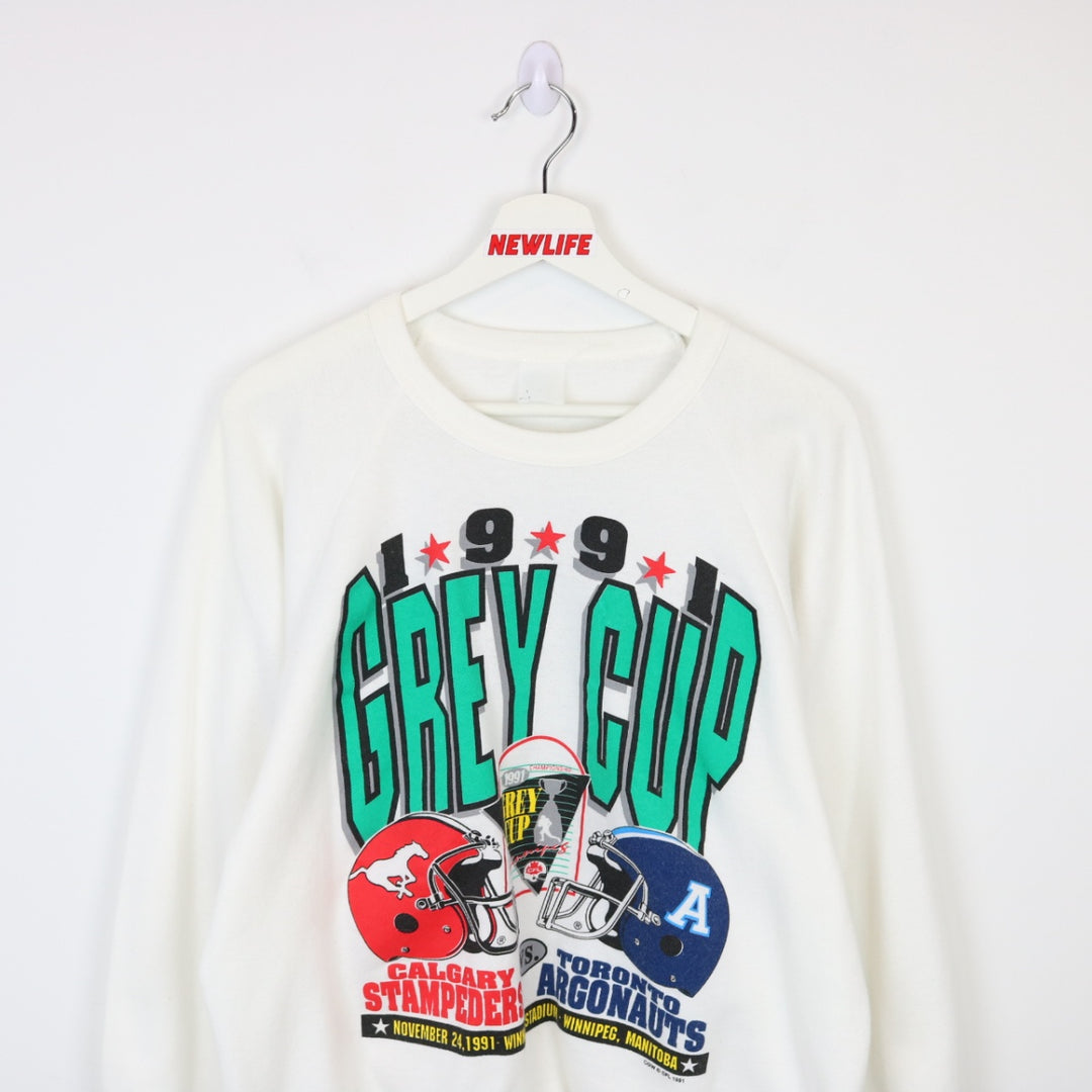 Vintage 1991 Grey Cup Championship Crewneck - M-NEWLIFE Clothing