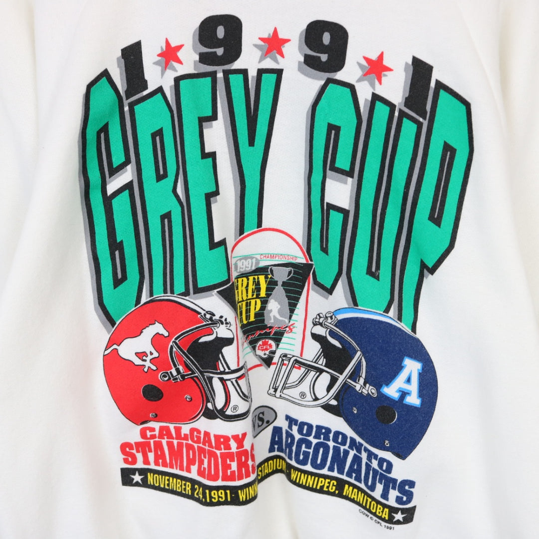 Vintage 1991 Grey Cup Championship Crewneck - M-NEWLIFE Clothing