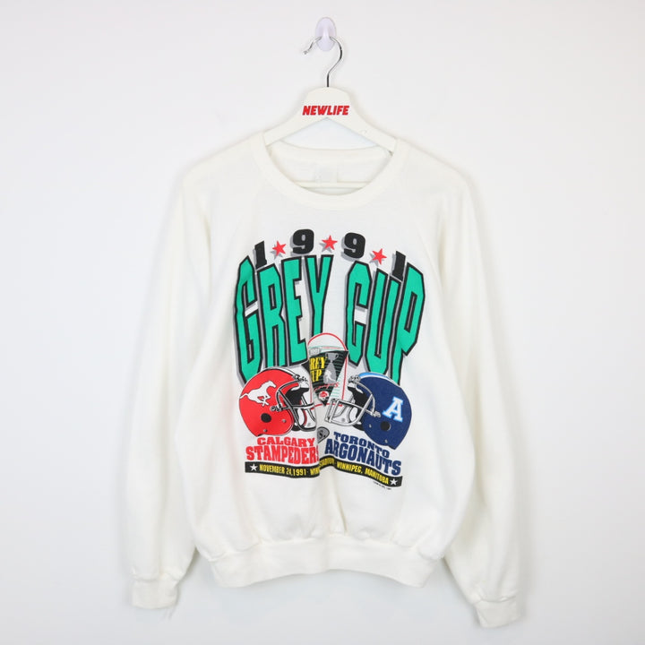 Vintage 1991 Grey Cup Championship Crewneck - M-NEWLIFE Clothing