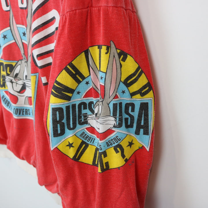 Vintage 90's Bugs Bunny Looney Tunes Reversible Crewneck - M-NEWLIFE Clothing