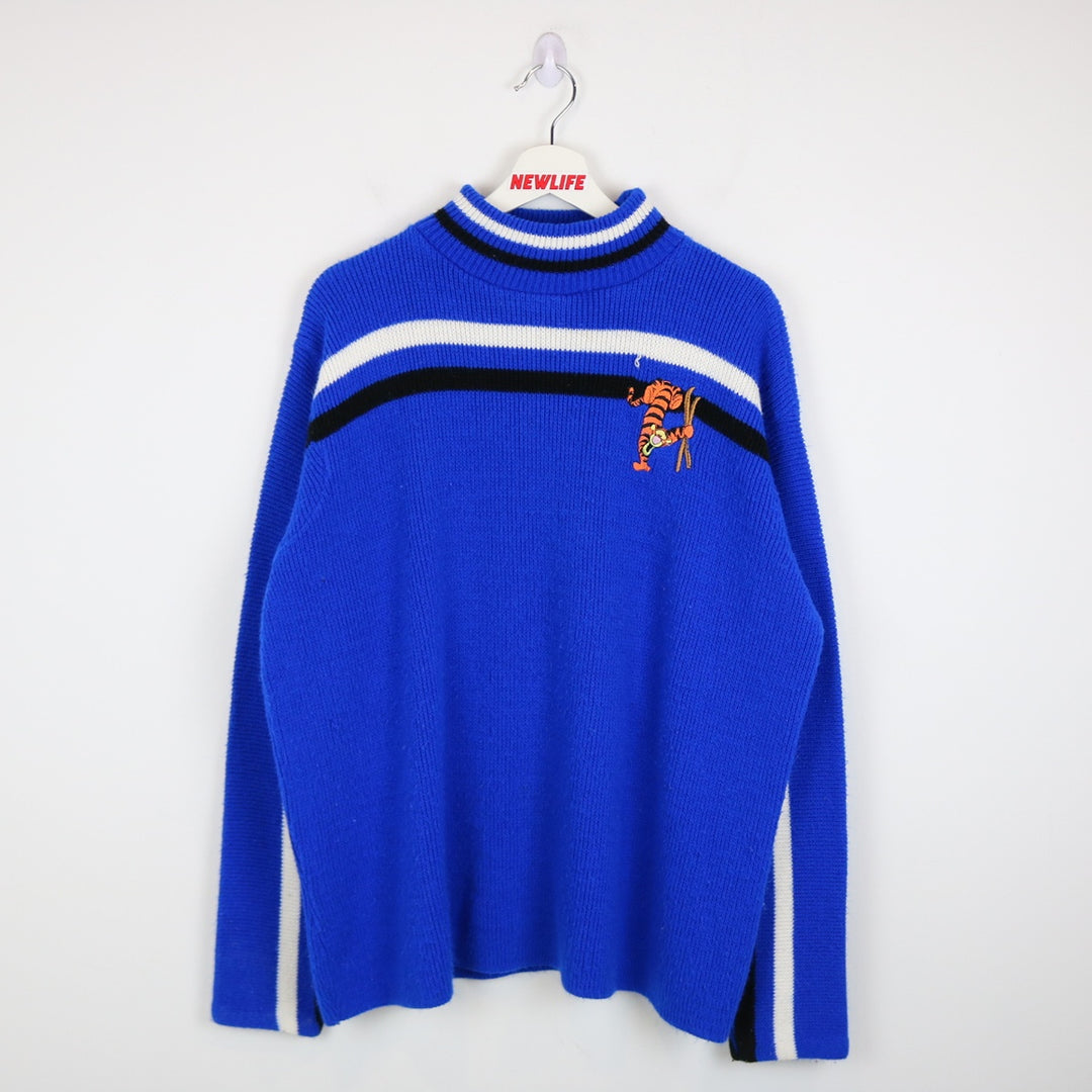 Vintage 90's Disney Tigger Knit Sweater - L-NEWLIFE Clothing