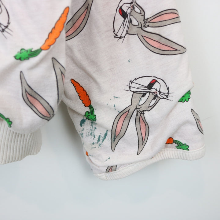 Vintage 90's Bugs Bunny Looney Tunes Reversible Crewneck - M-NEWLIFE Clothing