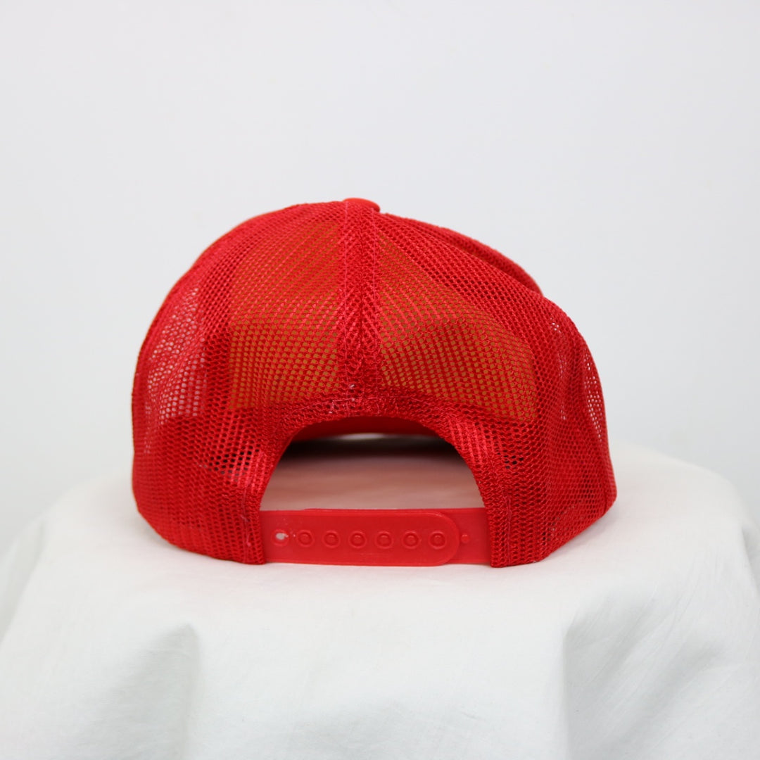 Vintage 80's Polar Bear Carpentry Trucker Hat - OS-NEWLIFE Clothing