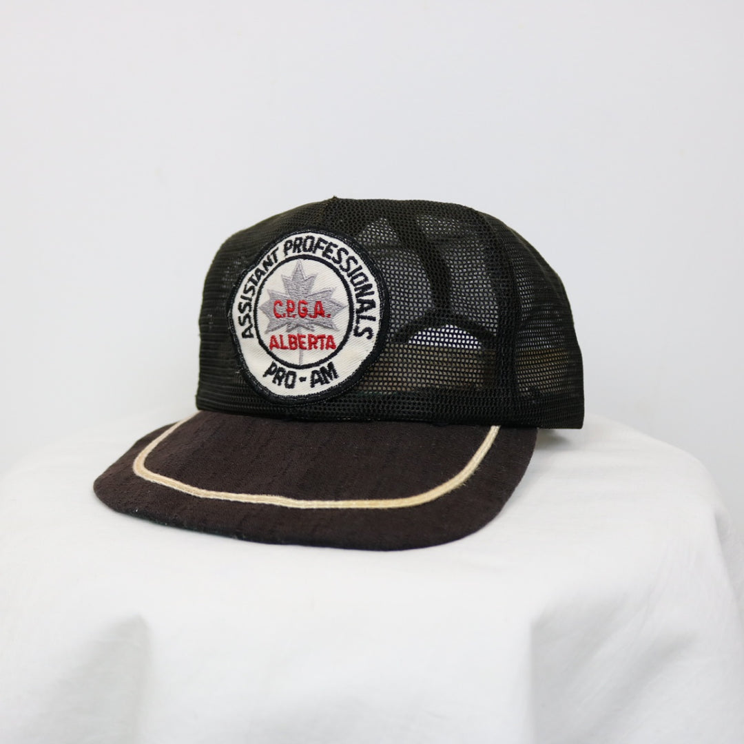 Vintage 80's CPGA Golf Pro-Am Trucker Hat - OS-NEWLIFE Clothing