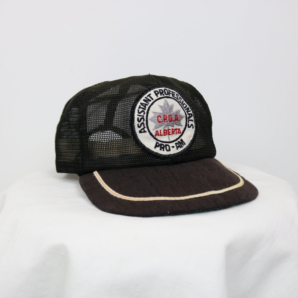 Vintage 80's CPGA Golf Pro-Am Trucker Hat - OS-NEWLIFE Clothing