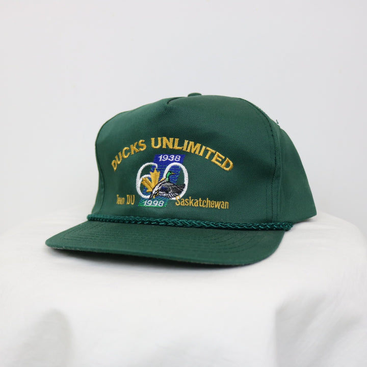 Vintage 1998 Ducks Unlimited Saskatchewan Rope Hat - OS-NEWLIFE Clothing
