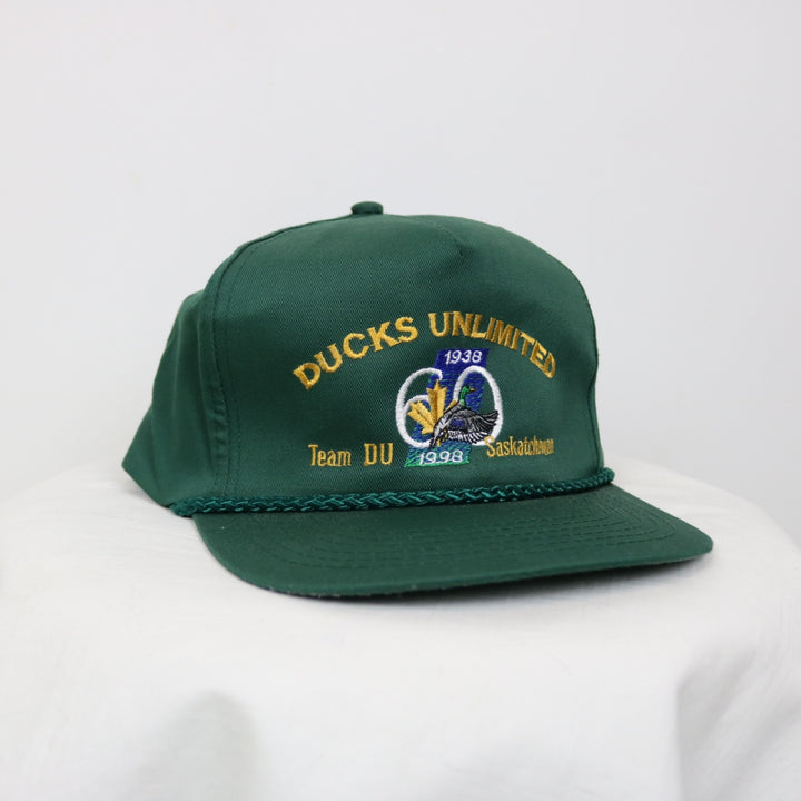 Vintage 1998 Ducks Unlimited Saskatchewan Rope Hat - OS-NEWLIFE Clothing