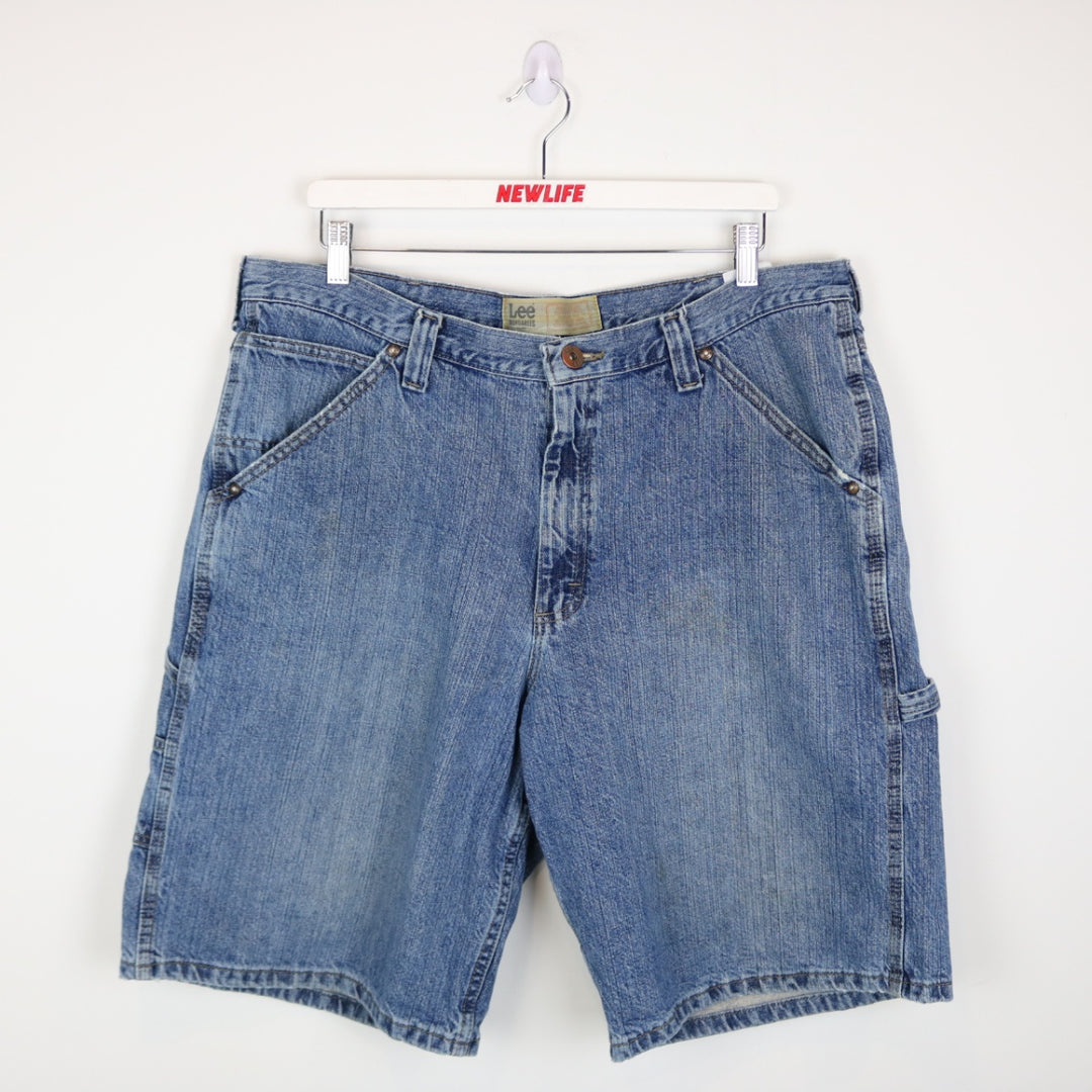 Vintage 00's Lee Carpenter Denim Work Shorts - 38"-NEWLIFE Clothing