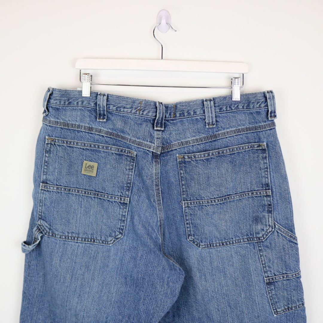 Vintage 00's Lee Carpenter Denim Work Shorts - 38"-NEWLIFE Clothing