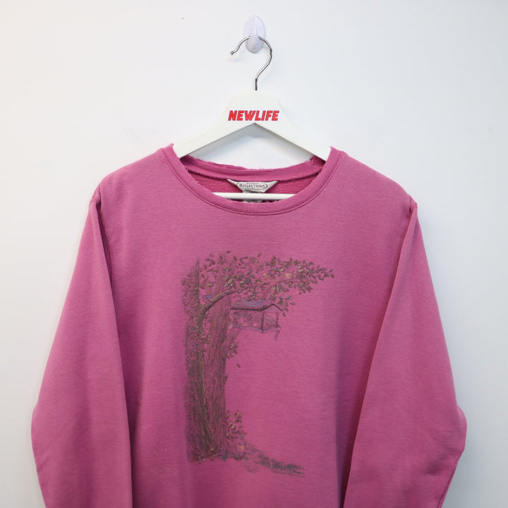 Vintage Cat Tree Nature Crewneck - M-NEWLIFE Clothing