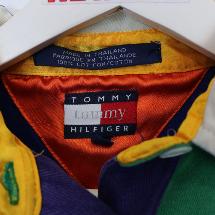 Vintage 90's Tommy Hilfiger Long Sleeve Polo Shirt - S-NEWLIFE Clothing