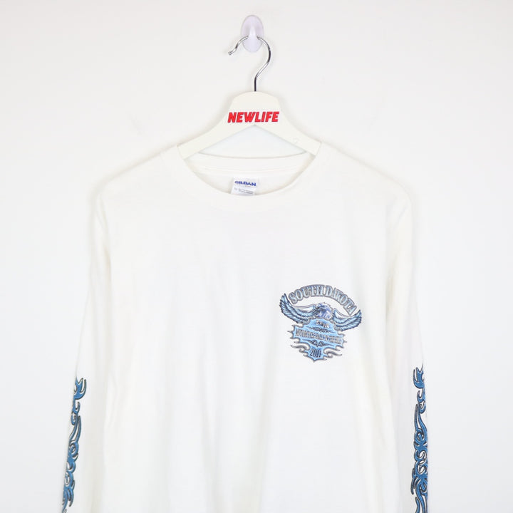 2011 South Dakota Motorcycle Rally Long Sleeve Tee - XL-NEWLIFE Clothing
