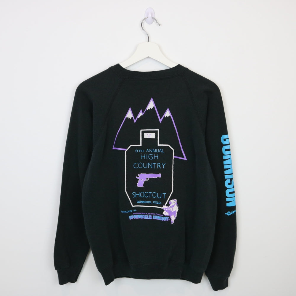 Vintage 80's Gunnison Colorado Shootout Crewneck - S-NEWLIFE Clothing