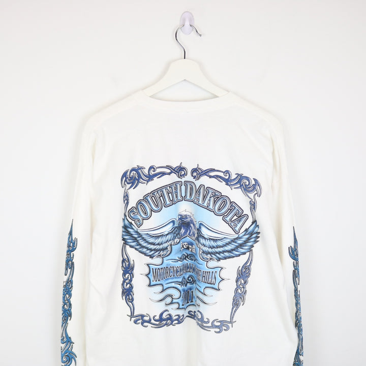 2011 South Dakota Motorcycle Rally Long Sleeve Tee - XL-NEWLIFE Clothing