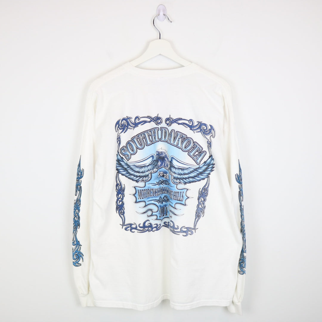 2011 South Dakota Motorcycle Rally Long Sleeve Tee - XL-NEWLIFE Clothing