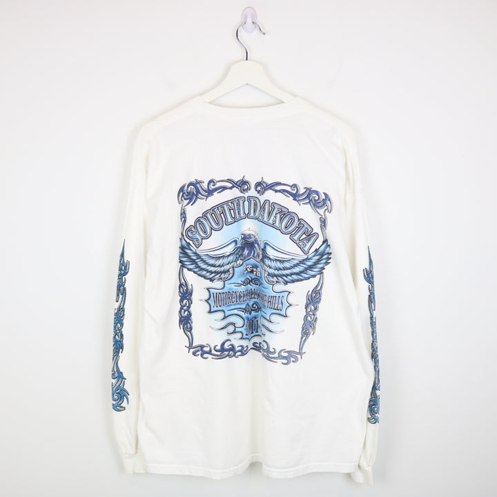 2011 South Dakota Motorcycle Rally Long Sleeve Tee - XL-NEWLIFE Clothing