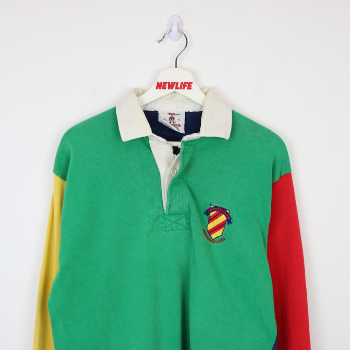 Vintage 1992 Abercrombie & Fitch Rugby Polo Shirt - L-NEWLIFE Clothing