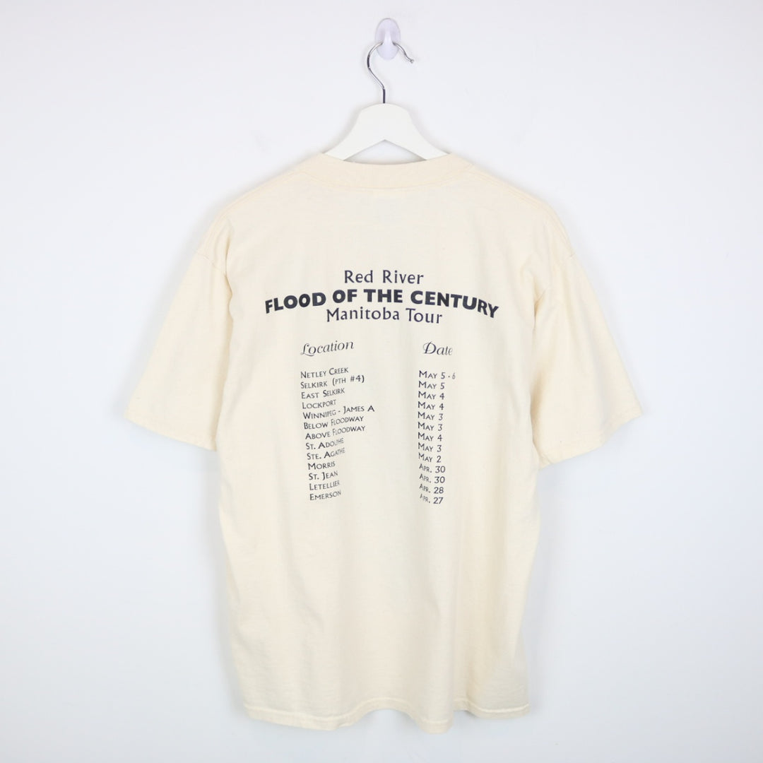 Vintage 1997 Red River Valley Flood Tee - XL-NEWLIFE Clothing