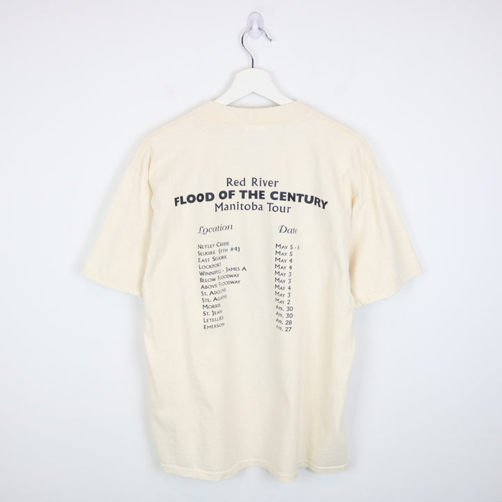 Vintage 1997 Red River Valley Flood Tee - XL-NEWLIFE Clothing