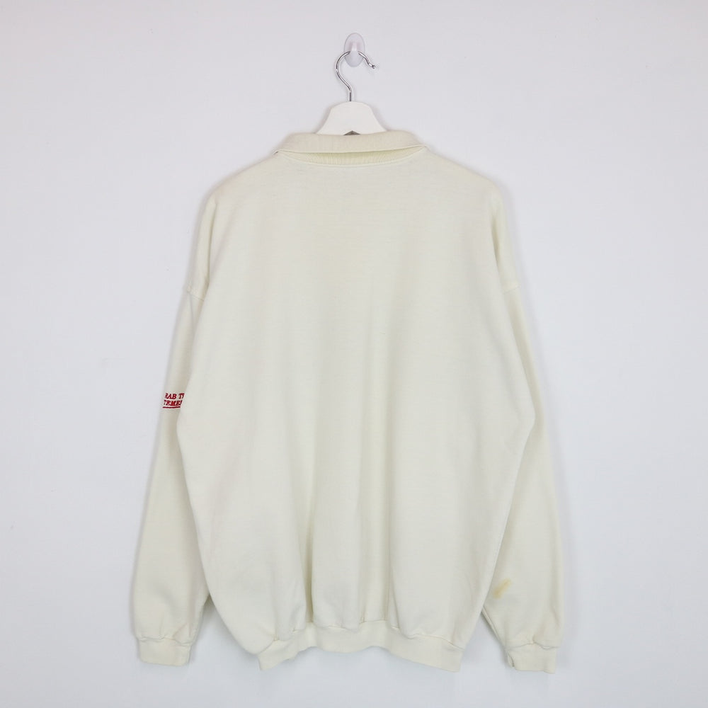 Vintage 80's Fujifilm Camera Collared Crewneck - L-NEWLIFE Clothing