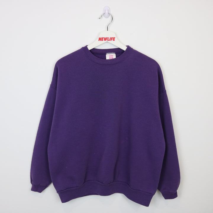 Vintage 90's Blank Hanes Crewneck - M-NEWLIFE Clothing