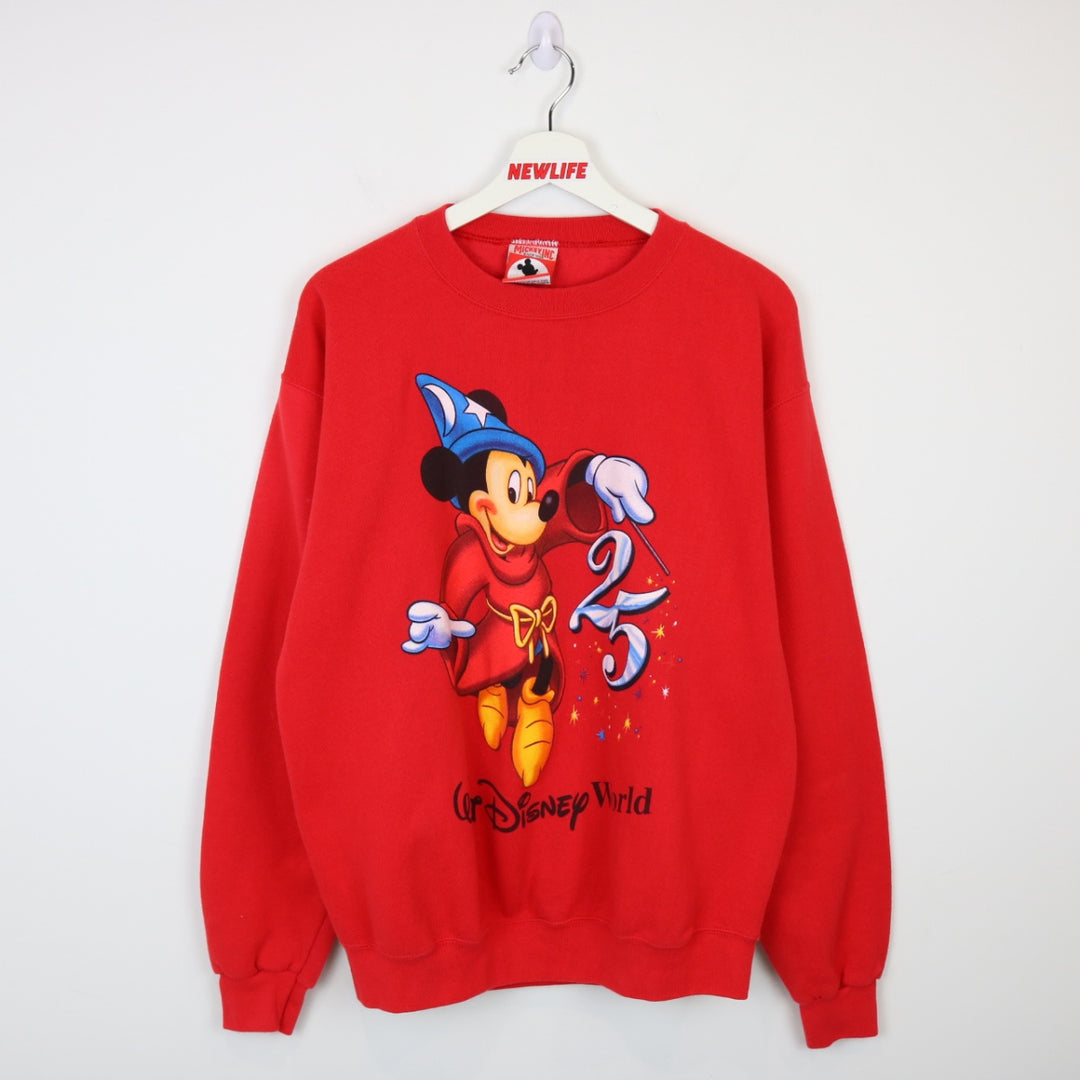 Vintage 1996 Mickey Walt Disney World Crewneck - M-NEWLIFE Clothing