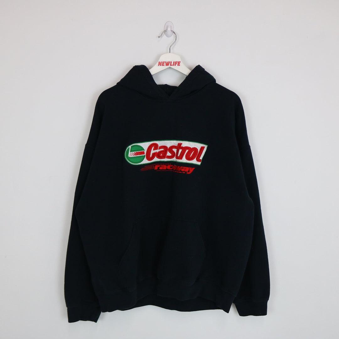 Vintage 00's Castrol Racing Hoodie - XL-NEWLIFE Clothing