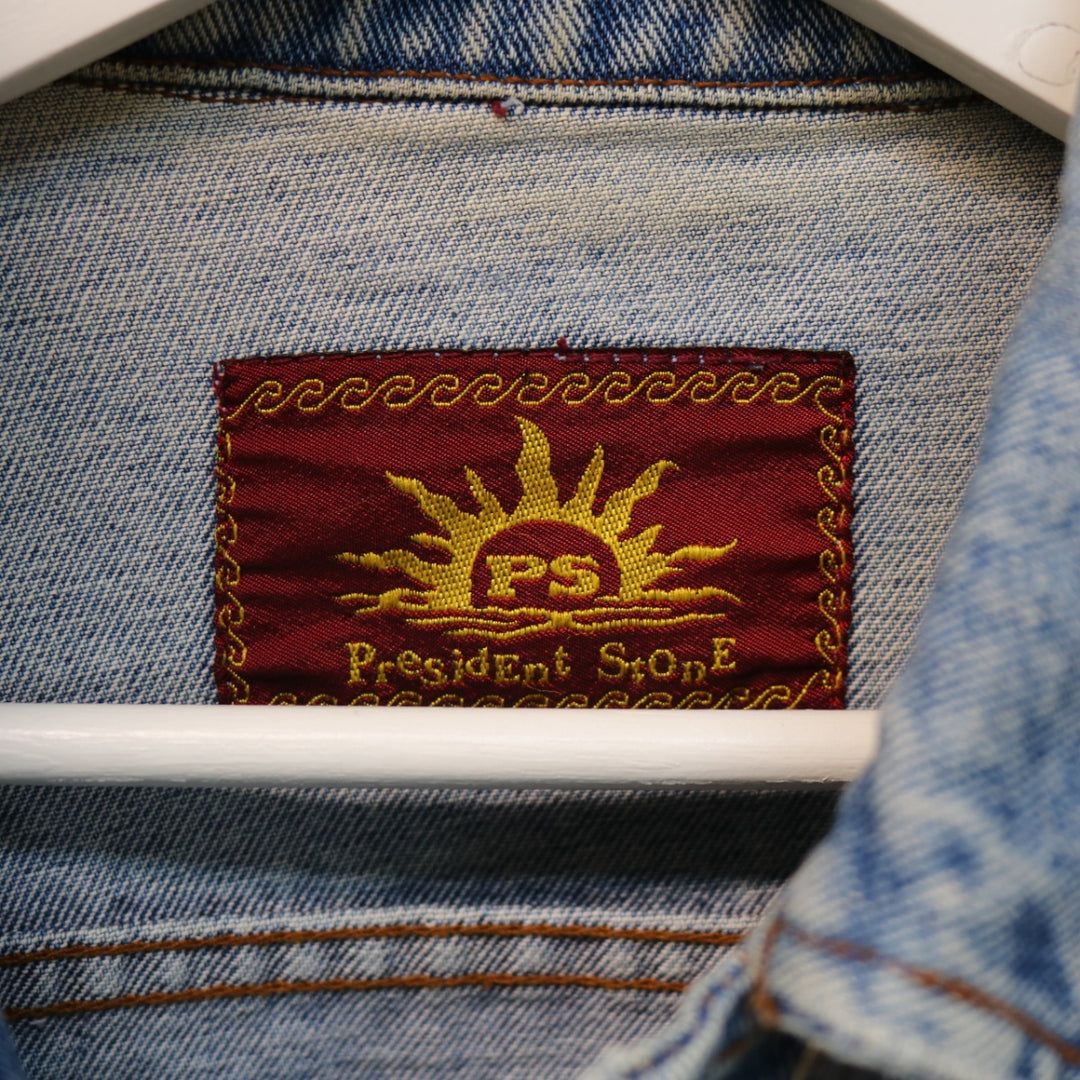 Vintage 90's President Stone Denim Jacket - XS/S-NEWLIFE Clothing