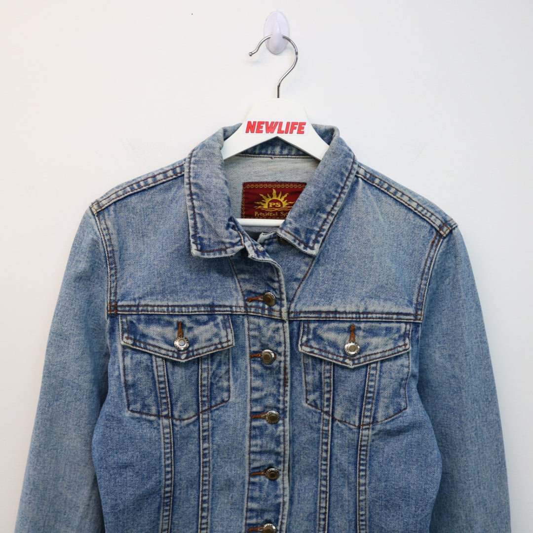 Vintage 90's President Stone Denim Jacket - XS/S-NEWLIFE Clothing