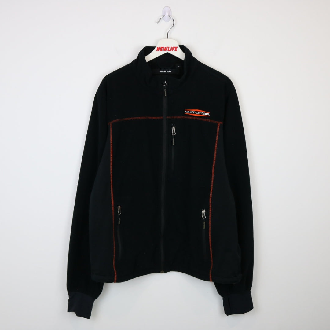 Vintage 00's Harley Davidson Fleece Jacket - L-NEWLIFE Clothing