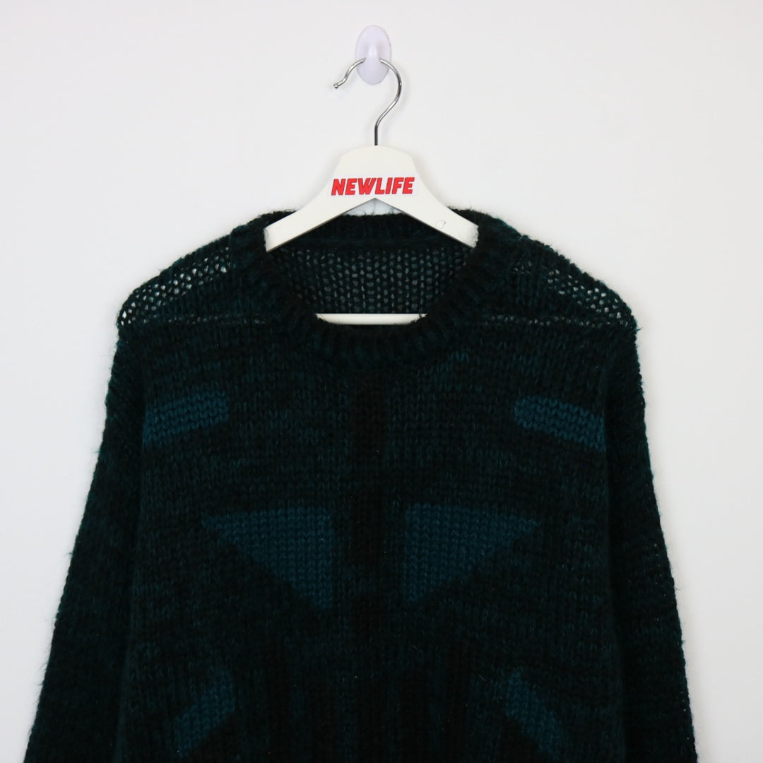 Vintage 90's Patterned Knit Sweater - M-NEWLIFE Clothing