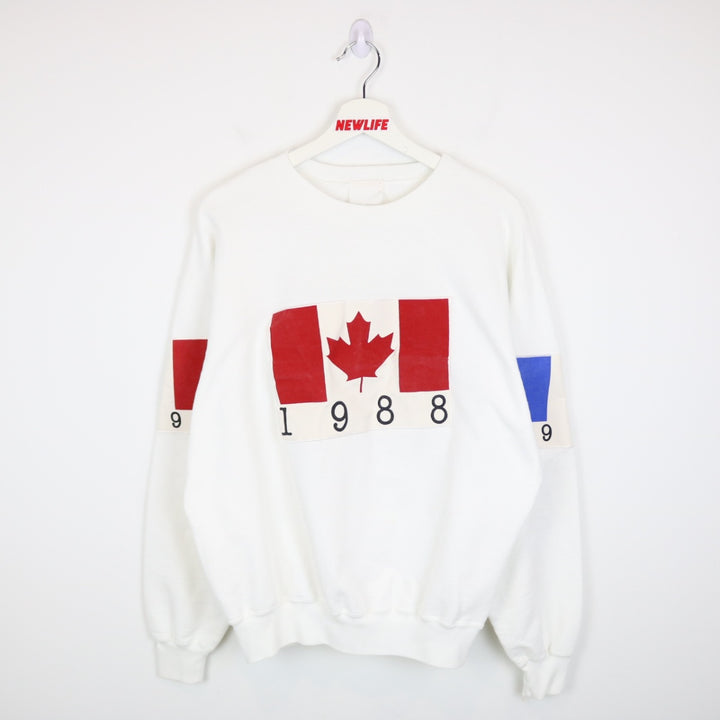 Vintage 90's Country Flag Crewneck - L-NEWLIFE Clothing