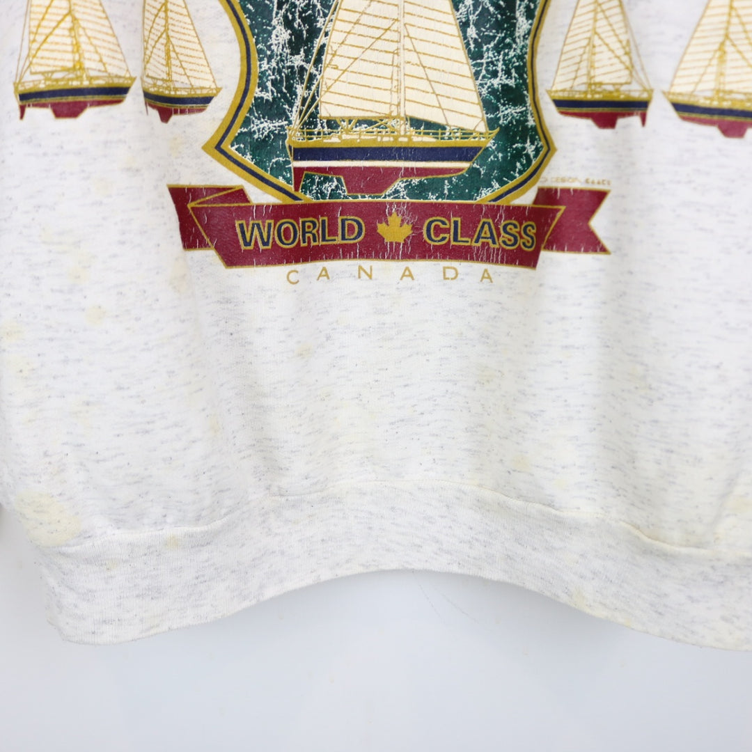 Vintage 90's Victoria BC Quarter Zip Sweater - XL/XXL-NEWLIFE Clothing