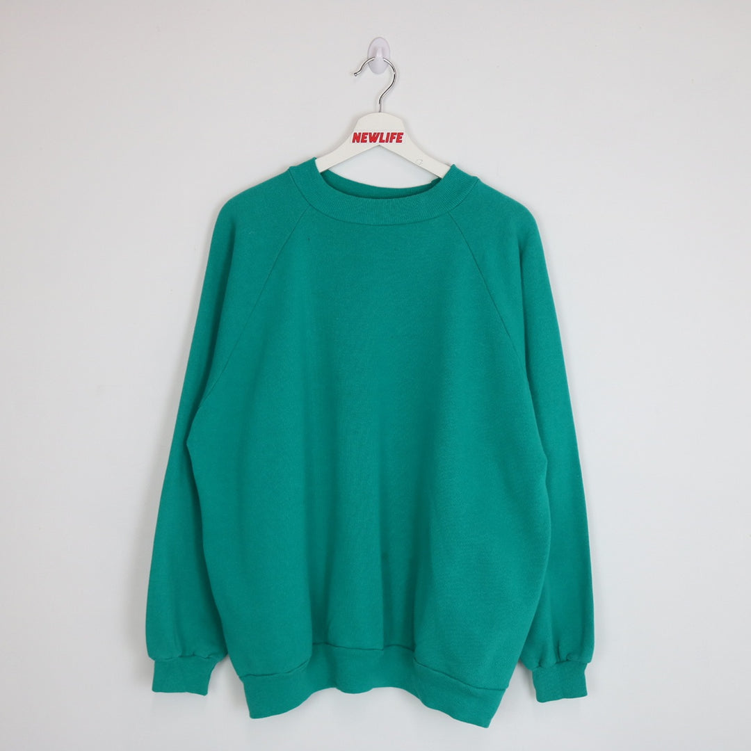 Vintage 80's Blank Crewneck - XL-NEWLIFE Clothing