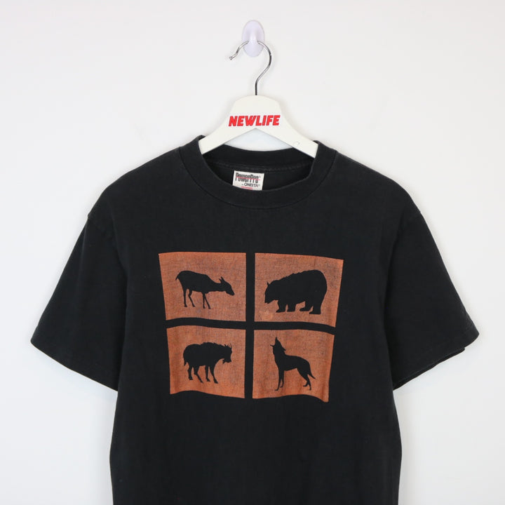 Vintage 90's Animal Silouette Nature Tee - S-NEWLIFE Clothing