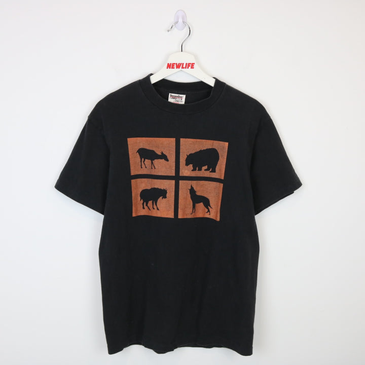 Vintage 90's Animal Silouette Nature Tee - S-NEWLIFE Clothing