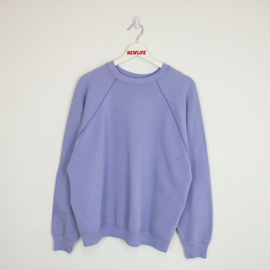 Vintage 80's Tultex Blank Crewneck - M-NEWLIFE Clothing