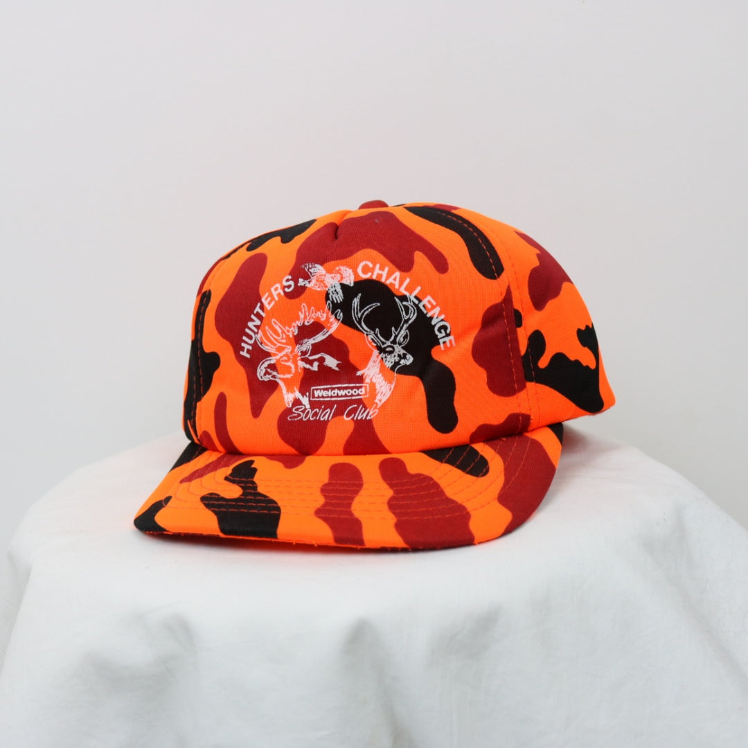 Vintage 90's Hunters Challenge Camo Hat - OS-NEWLIFE Clothing