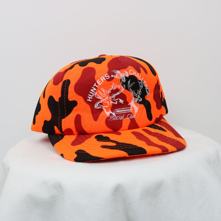 Vintage 90's Hunters Challenge Camo Hat - OS-NEWLIFE Clothing