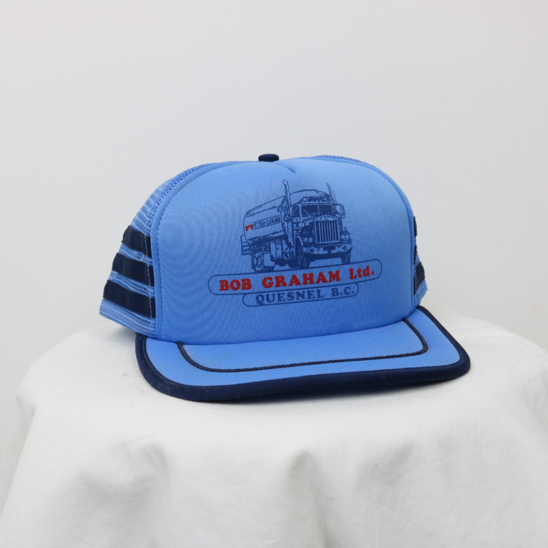 Vintage 80's Bob Grahmam Trucker Hat - OS-NEWLIFE Clothing