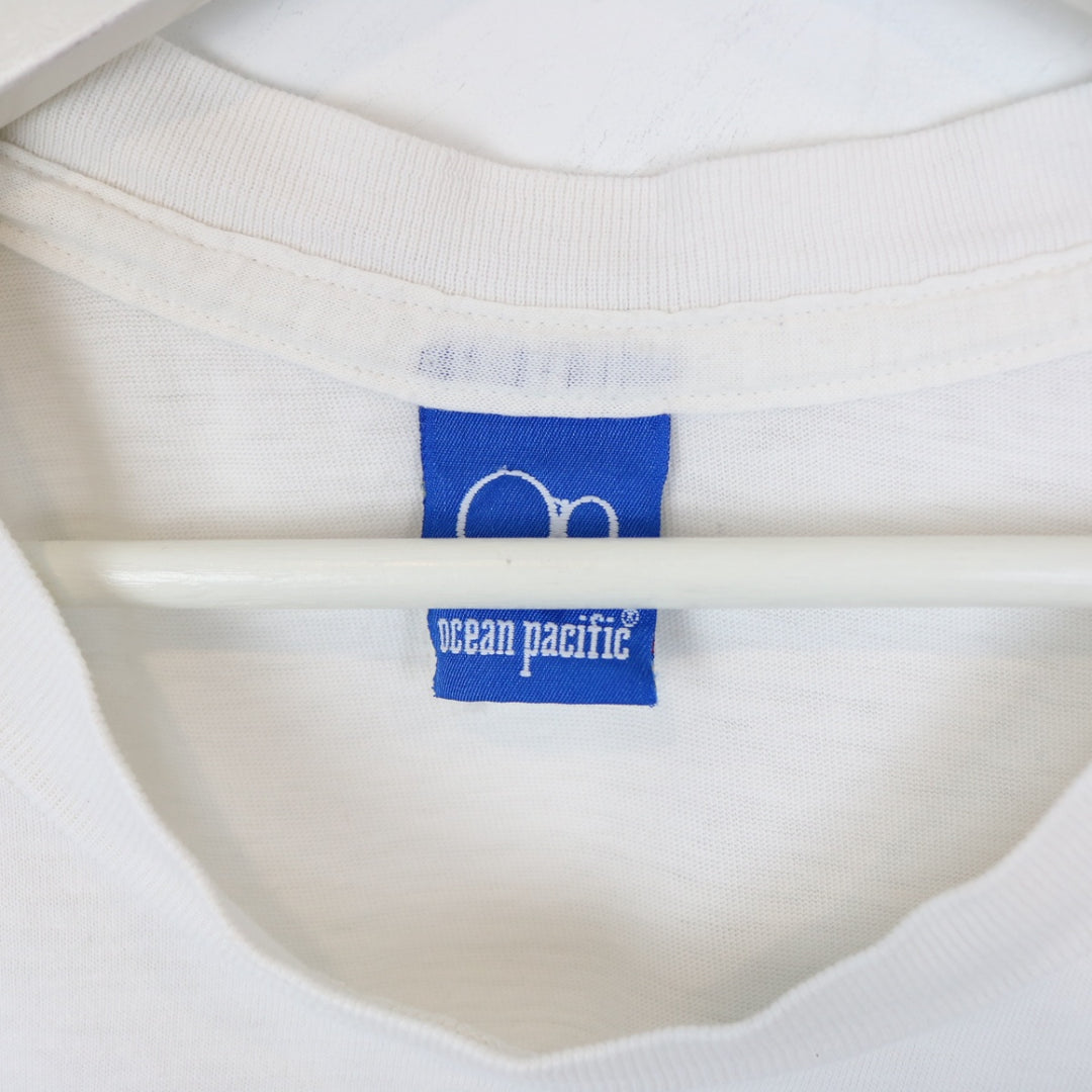Vintage 1985 Honolulu Hawaii Ocean Pacific Tee - XL-NEWLIFE Clothing