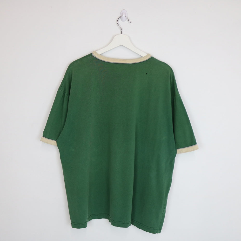 Vintage 90's Footlocker Blank Ringer Tee - XXL-NEWLIFE Clothing