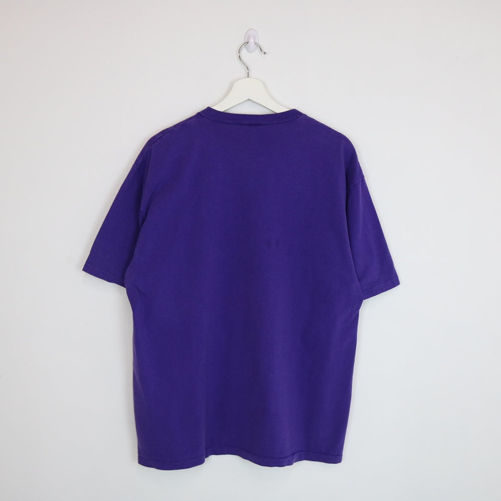 Vintage 90's Blank Waves Tee - L-NEWLIFE Clothing