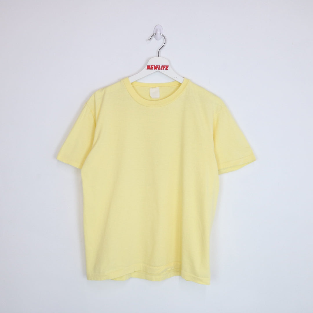 Vintage 80's Blank Tee - M-NEWLIFE Clothing