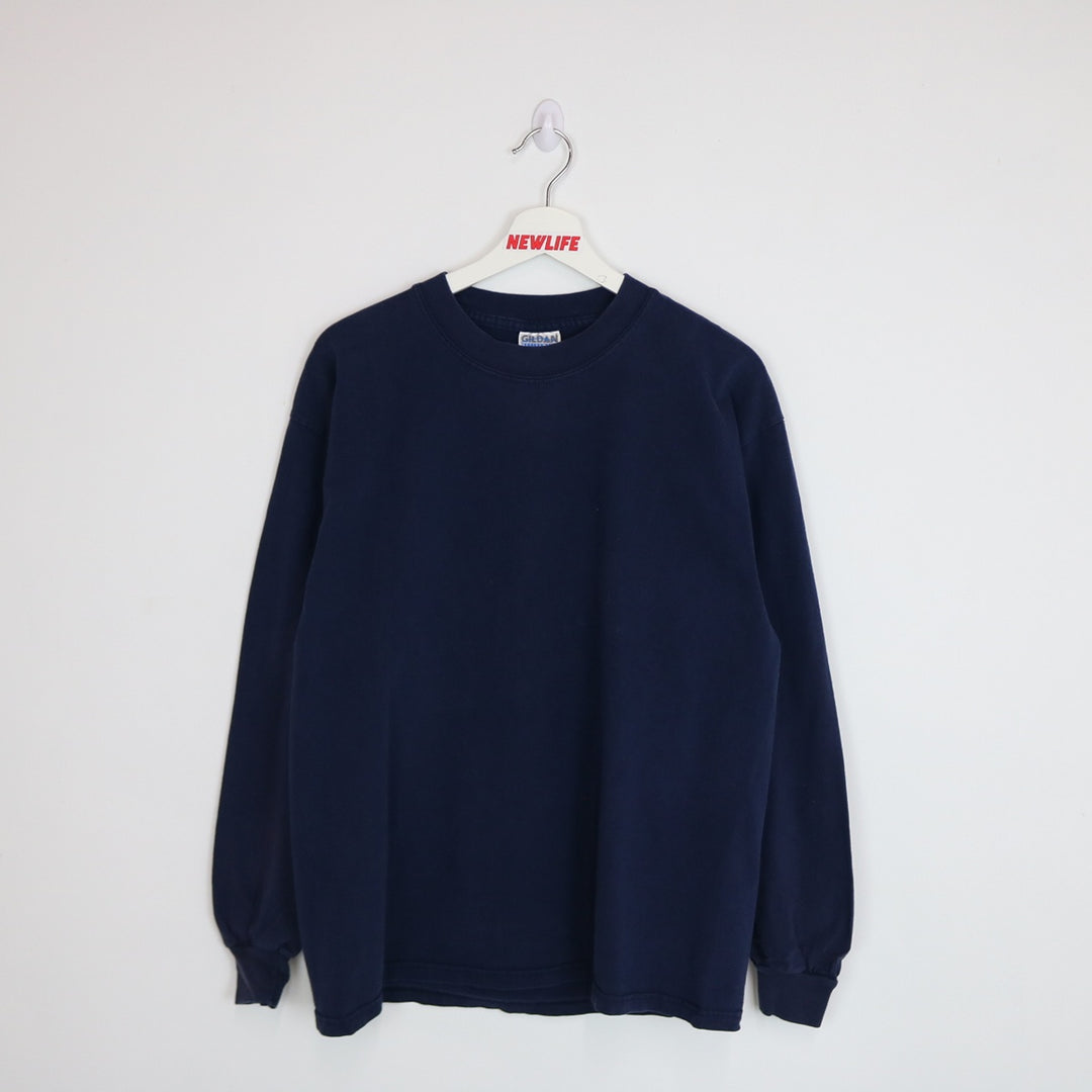 Vintage 00's Gildan Blank Long Sleeve - L-NEWLIFE Clothing
